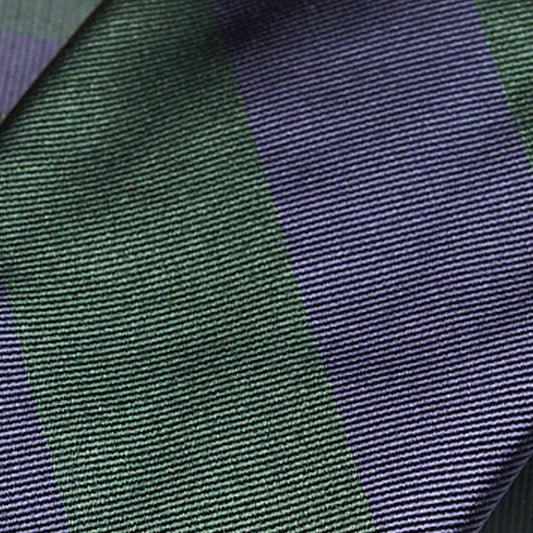 Cravatta F.Marino Seta Regimentalblu navy-verde - Francesco Marino Napoli