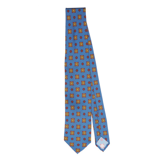 Cravatta F.Marino 3 Pieghe sfoderata  Blu Navy