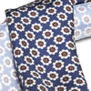 Cravatta-F.Marino-Twill-Fiore-Blu Scuro-Francesco Marino Napoli