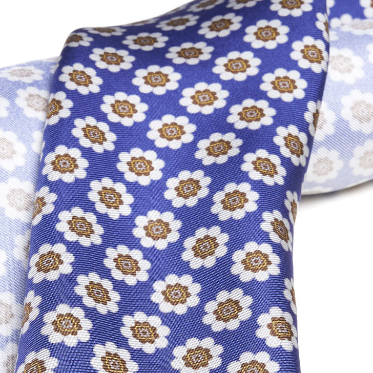 Cravatta-F.Marino-Twill-Fiore-Celestone-FrancescoMarinoNapoli