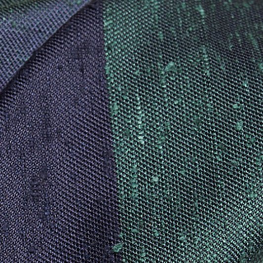Cravatta F.Marino Shantung Regimental Blu navy Verde - Francesco Marino Napoli