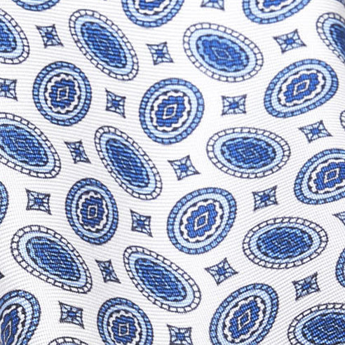 Cravatta-F.Marino-Twill-Medaglione-Bianco-Francesco Marino Napoli