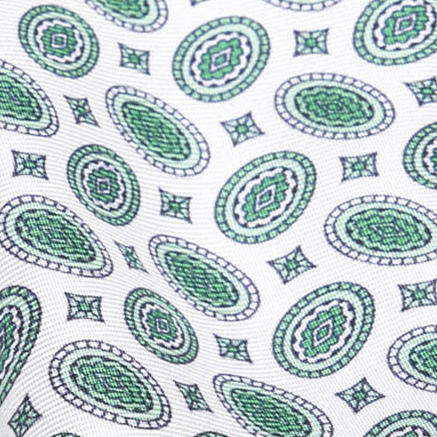 Cravatta-F.Marino-Twill-Medaglione-Bianco-Francesco Marino Napoli