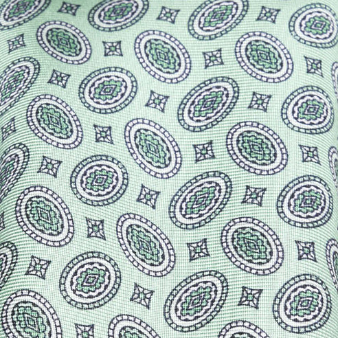  Cravatta-F.Marino-Twill-Medaglione-Verde-Francesco Marino Napoli