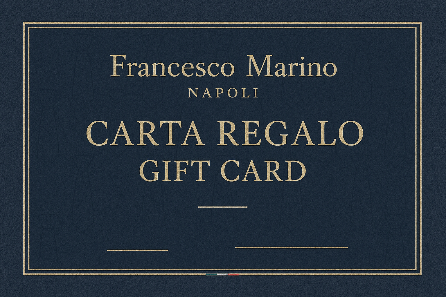 carta regalo per francesco marino napoli cravatte